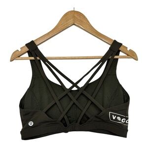 Lululemon Free To Be Serene Strappy Sports Bra Green Size 10
